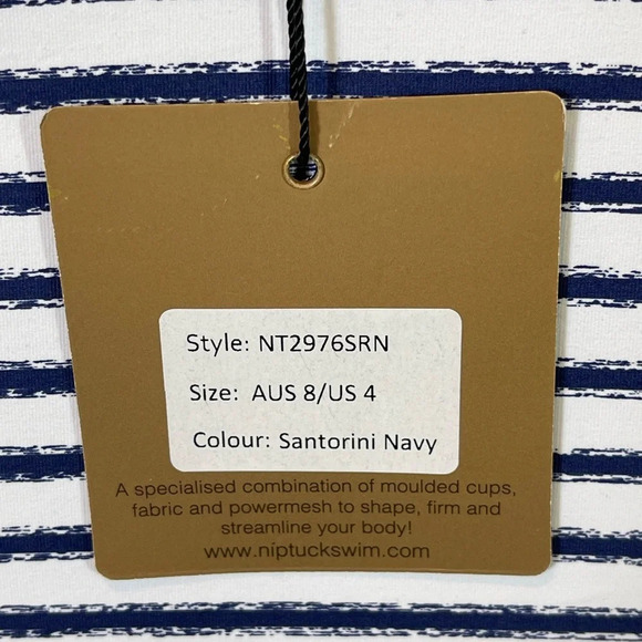 Niptuck Joanne Twist Striped One Piece Swimsuit - Picture 6 of 6